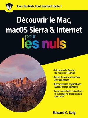 cover image of Découvrir le Mac, macOS Sierra & Internet Pour les Nuls